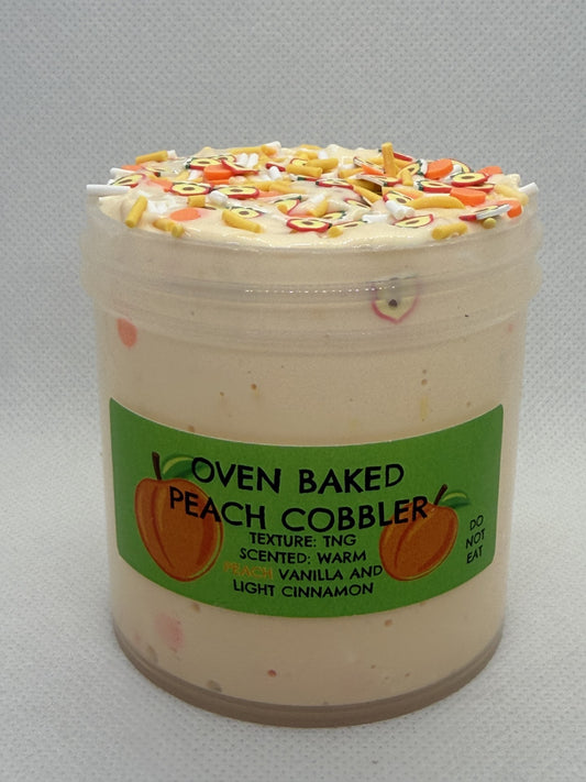 Oven Baked Peach Cobbler